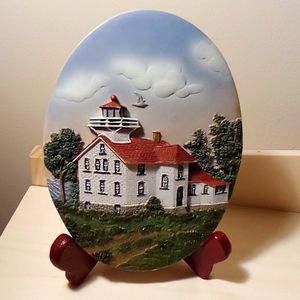 Oval Lighthouse Plaque